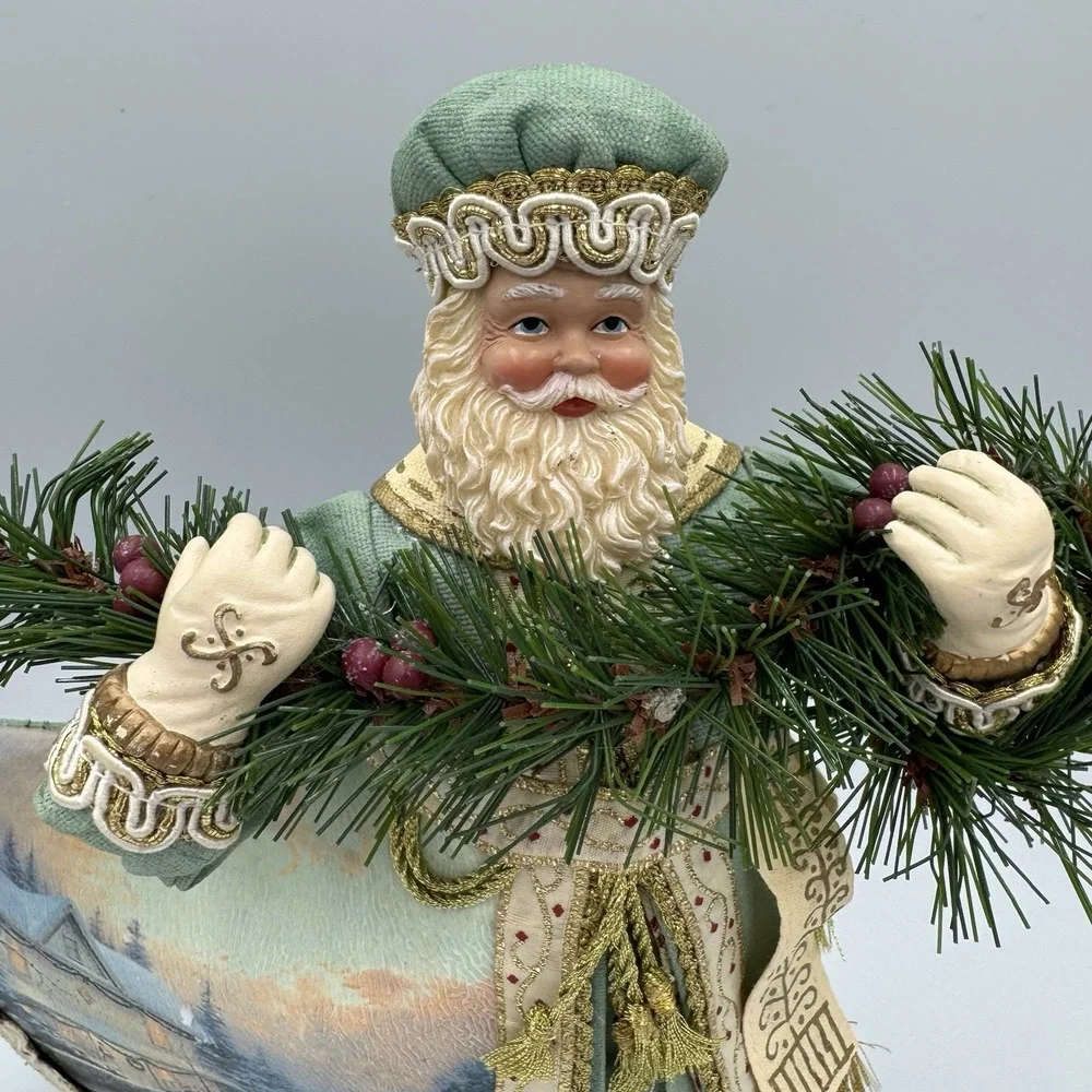 VINTAGE 2004 THOMAS KINKAID‎ OLD WORLD SANTA CLAUS FIGURINE 8